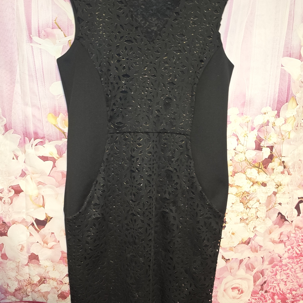 Elegant Black Lace Dress